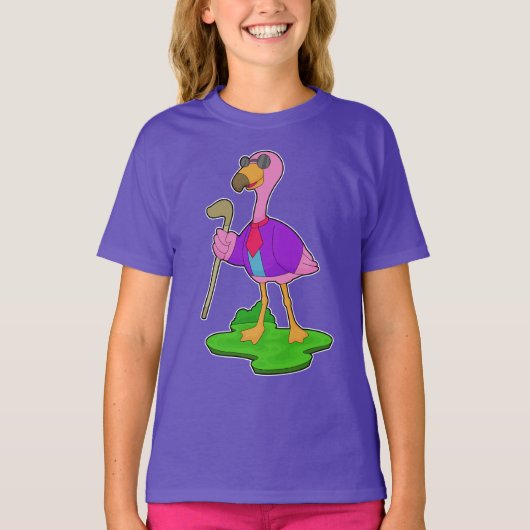 Flamingo Zonnebril T-shirt (Voorkant)