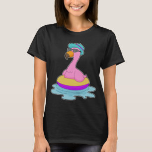 Flamingo Zwemmen Zonnebril T-shirt