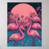 Flamingoens Print (Voorkant)