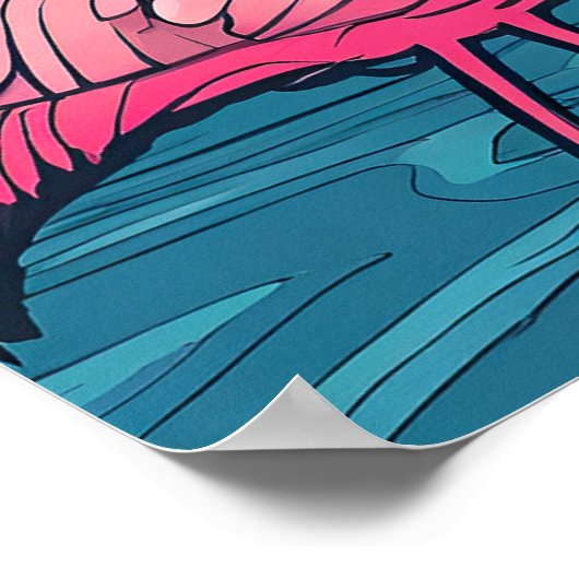 Flamingoens Print (Hoek)