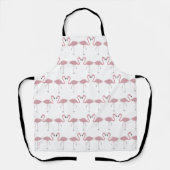 Flamingoes Apron Schort (Voorkant)