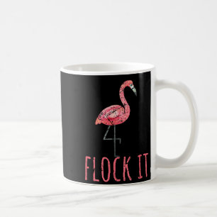 Flamingoliefhebber zomer vogel tropisch dier kudde koffiemok
