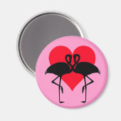 FlamingoLove1 magneet (Voorkant / Achterkant)