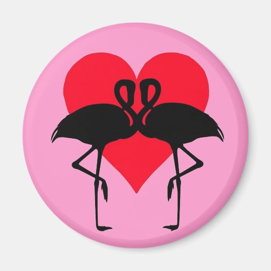 FlamingoLove1 magneet (Voorkant)