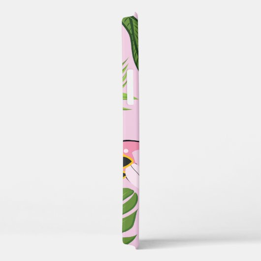Flamingopalm laat tropisch design achter Case-Mate iPhone case (Achterkant / Rechts)
