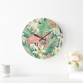 Flamingopalmbladeren: tropisch  grote klok (Huis)