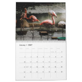Flamingo's 2026 kalender (Jan 2027)