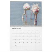 Flamingo's 2027 kalender (Feb 2027)