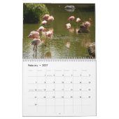 Flamingo's 2027 kalender (Feb 2027)