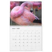 Flamingo's 2027 kalender (Mar 2027)