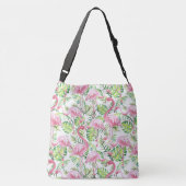 Flamingos (2) crossbody tas (Achterkant)