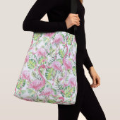 Flamingos (2) crossbody tas (Dichtbij)