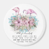 FLAMINGOS - Aangepast Magneet (Voorkant)