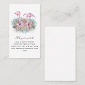 FLAMINGOS - Aangepast Visitekaartje (Voorkant / Achterkant)