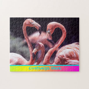 Flamingo's aangepaste puzzel