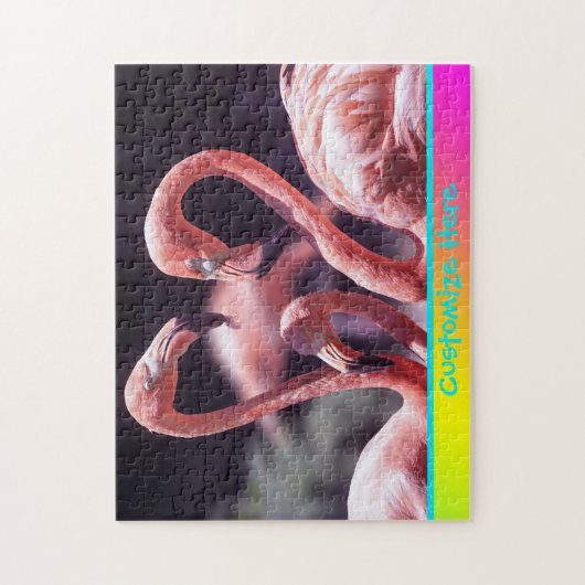 Flamingo's aangepaste puzzel (Verticaal)