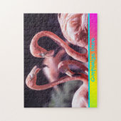 Flamingo's aangepaste puzzel legpuzzel (Verticaal)