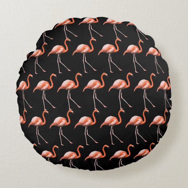 Flamingo's aanpassen rond kussen (Voorkant)