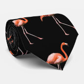 Flamingos aanpassen stropdas (Opgerold)