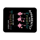 Flamingos | Apparently We're Trouble Flamingos Magneet (Horizontaal)