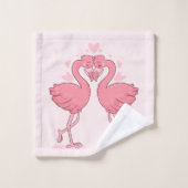 Flamingos Bad Handdoek (Wasdoekje)