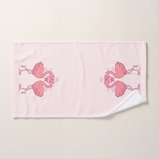Flamingos Bad Handdoek (Handdoek)