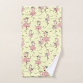 Flamingos Bath Towel Set Bad Handdoek (Handdoek)