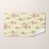 Flamingos Bath Towel Set Bad Handdoek (Handdoek)