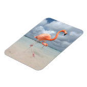 Flamingos Beach Aruba Magneet (Linkerzijde)
