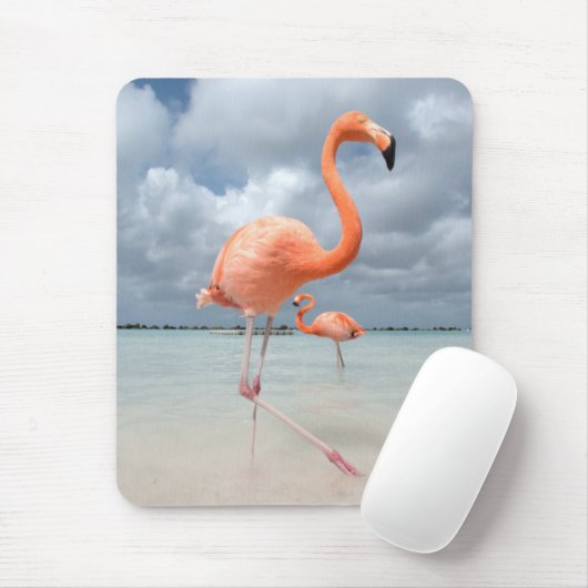 Flamingos Beach Aruba Muismat (Met muis)