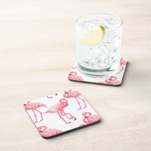Flamingos Beverage Coaster Bier Onderzetter (Rechterzijde)