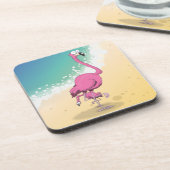 Flamingo's Bier Onderzetter (Linkerzijde)