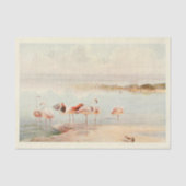 Flamingo's Bird Ephemera Decoupage Tissuepapier (Voorkant)