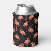 Flamingos Birds:  textielontwerp Blikjeskoeler (Blikje Voorkant)