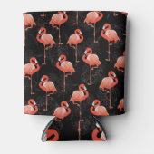 Flamingos Birds: textielontwerp Blikjeskoeler (Voorkant)