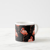 Flamingos Birds: textielontwerp Espresso Kop (Voorkant rechts)