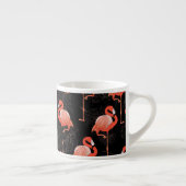 Flamingos Birds: textielontwerp Espresso Kop (Rechts)