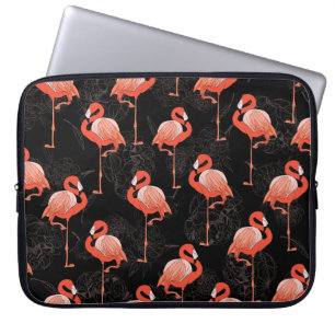 Flamingos Birds:  textielontwerp Laptop Sleeve