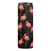 Flamingos Birds: textielontwerp Thermosbeker (Achterkant)