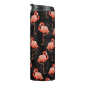 Flamingos Birds: textielontwerp Thermosbeker (Geroteerd rechts)