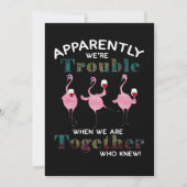 Flamingos | Blijkbaar zijn we problematische vlami Bedankkaart (Voorkant)