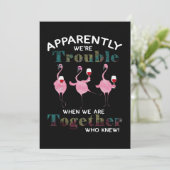 Flamingos | Blijkbaar zijn we problematische vlami Bedankkaart (Staand voorkant)