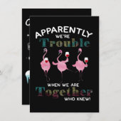 Flamingos | Blijkbaar zijn we problematische vlami Kaart (Voorkant / Achterkant)