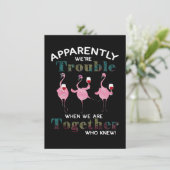 Flamingos | Blijkbaar zijn we problematische vlami Kaart (Staand voorkant)