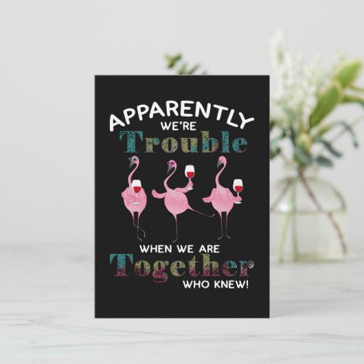 Flamingos | Blijkbaar zijn we problematische vlami Kaart (Staand voorkant)