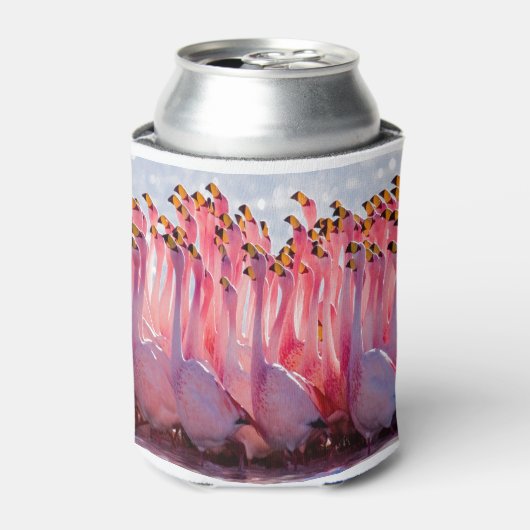 Flamingos Blikjeskoeler (Blikje Voorkant)