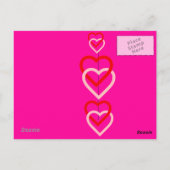 Flamingos Briefkaart (Achterkant)