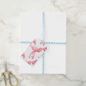 Flamingos Cadeaulabel (Met Touw)