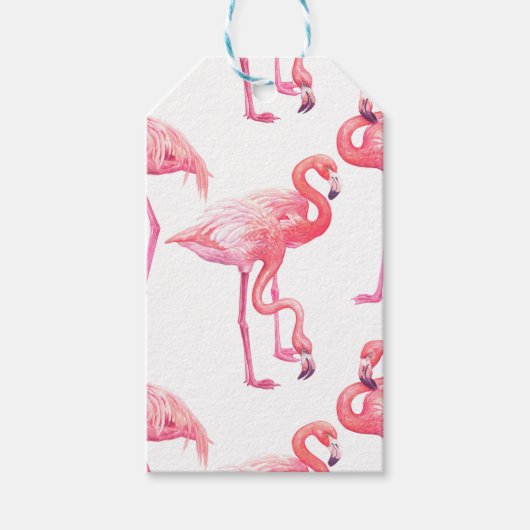 Flamingos Cadeaulabel (Voorkant)