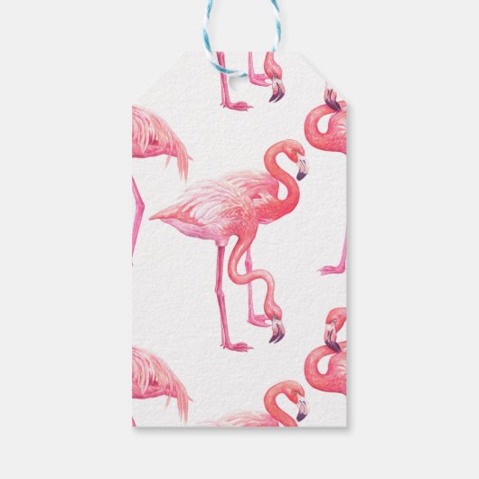 Flamingos Cadeaulabel (Achterkant)